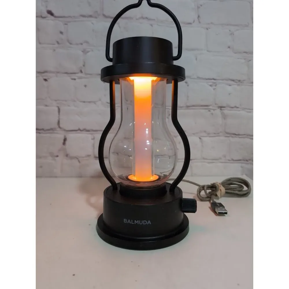 BALMUDA The Lantern L02B-BK Black/Clear LED Rechargeable Battery IP54